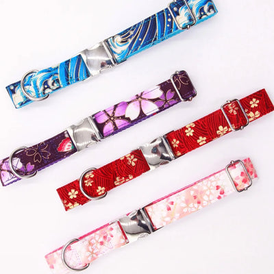 Personalized Dog Collar lead and bow tie set