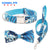 Personalized Dog Collar lead and bow tie set