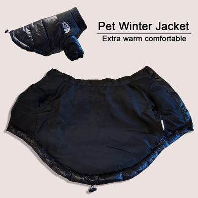 The Dog Face Warm Windproof Reflective dog coat