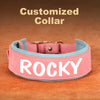 Personalized PU Leather Padded Dog Collar