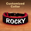 Personalized PU Leather Padded Dog Collar